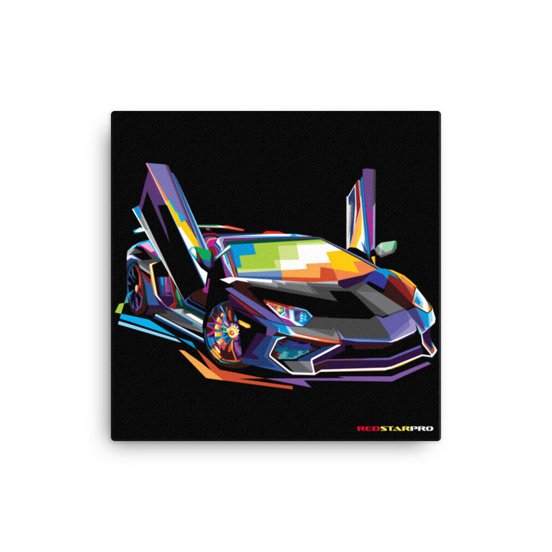 Pop Art Exotic Car - Canvas Print