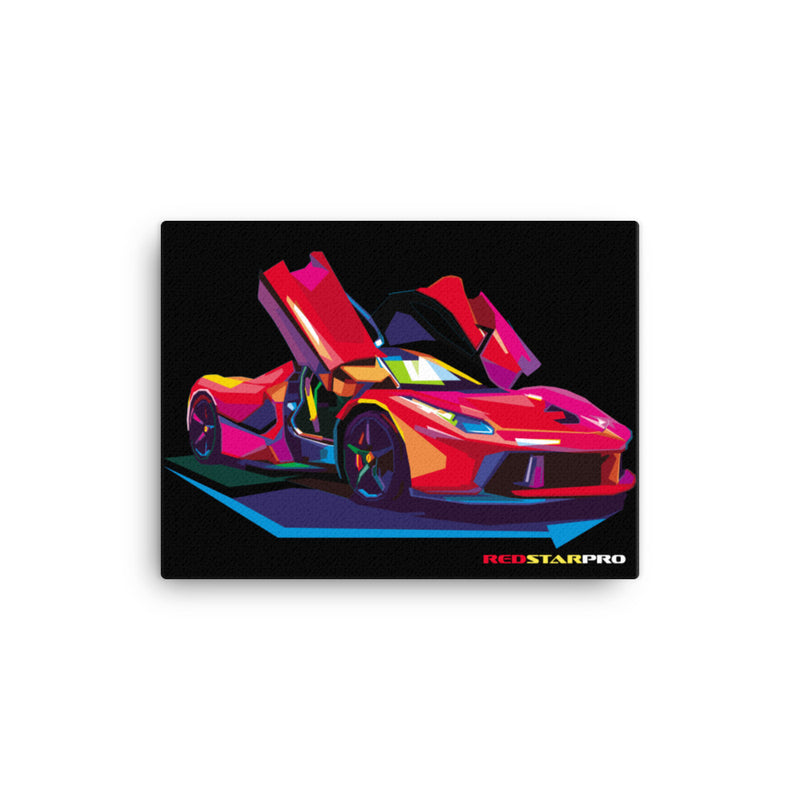 Pop Art Super Car - Canvas Print