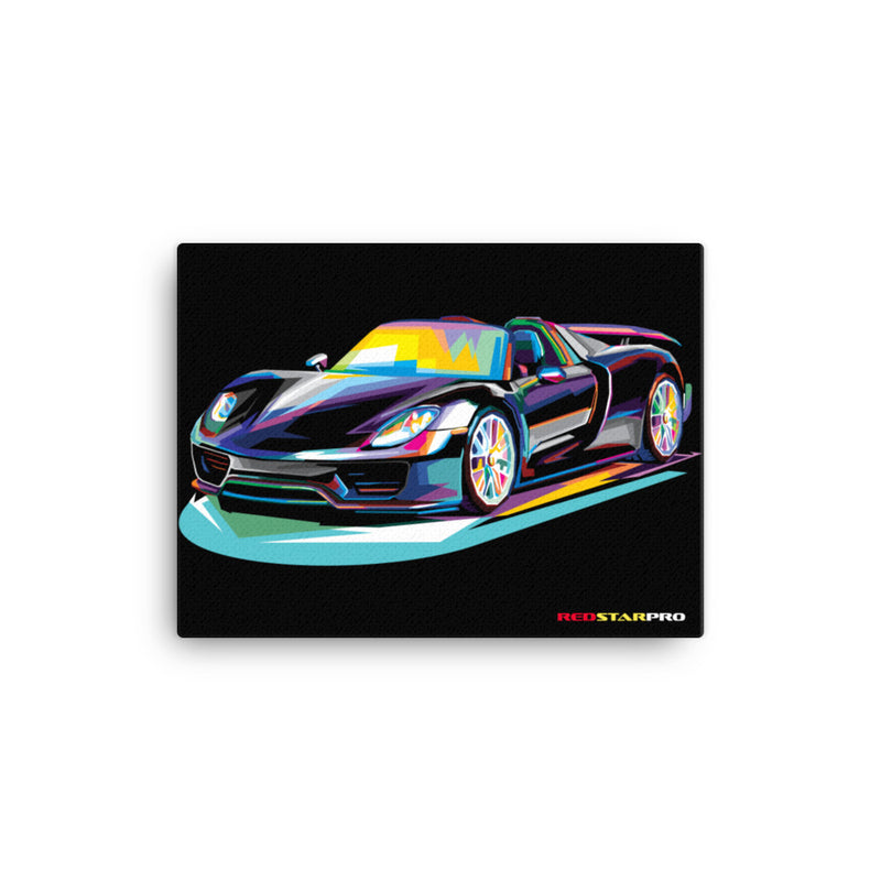 Pop Art Super Car - Canvas Print