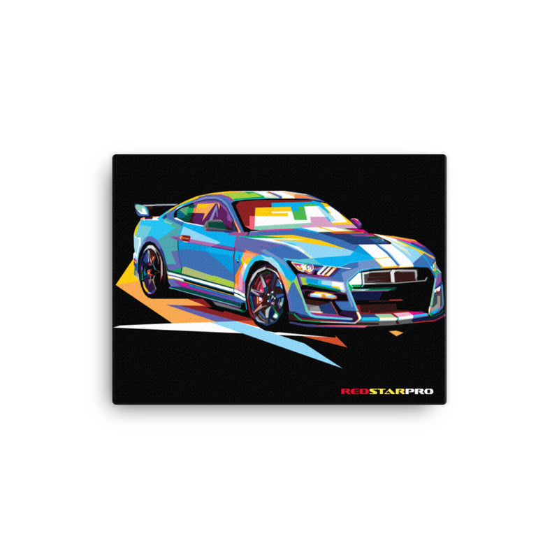 Pop Art Muscle Car - Canvas Print