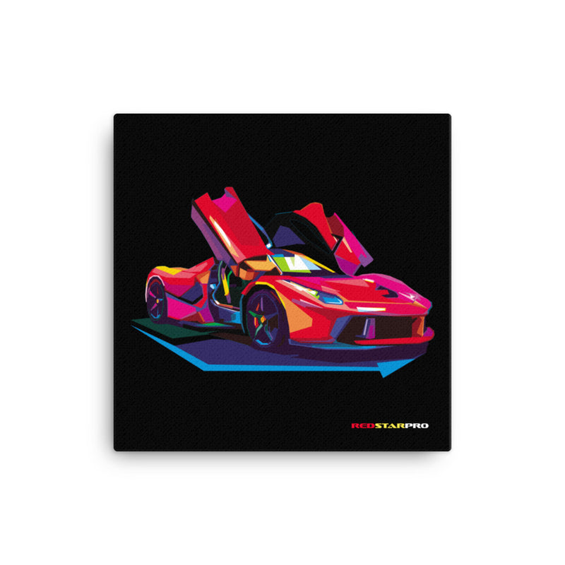 Pop Art Super Car - Canvas Print