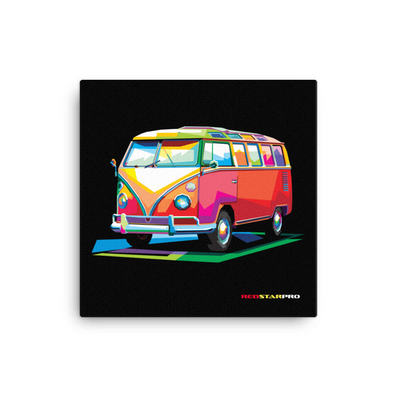 Pop Art Van - Canvas Print