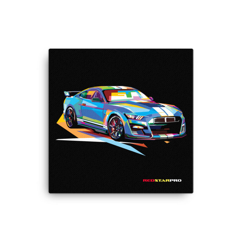 Pop Art Muscle Car - Canvas Print