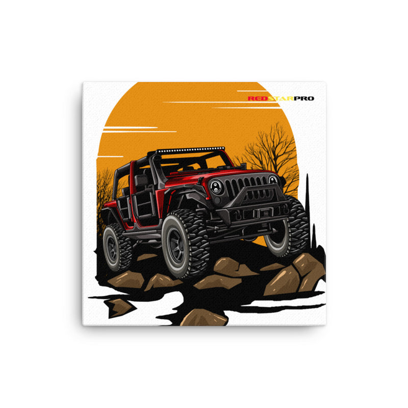 4x4 - Canvas Print