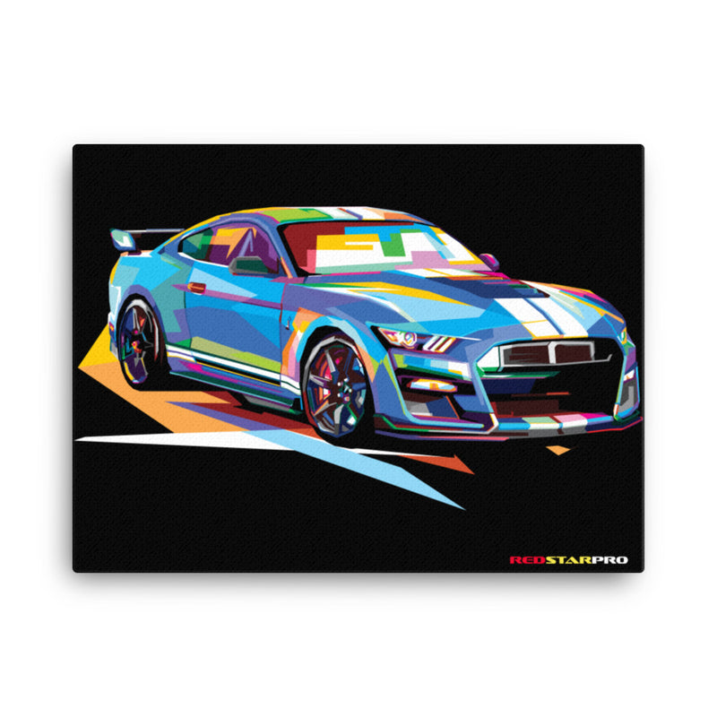 Pop Art Muscle Car - Canvas Print