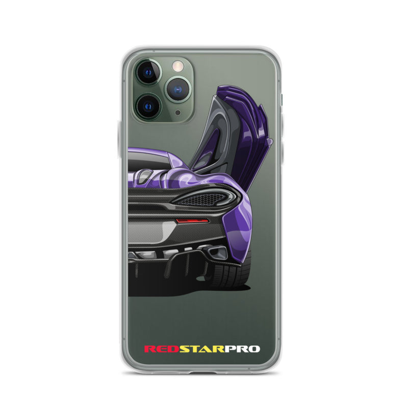 Purple Exotic Car - iPhone Case