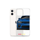 Blue Sports Car - iPhone Case