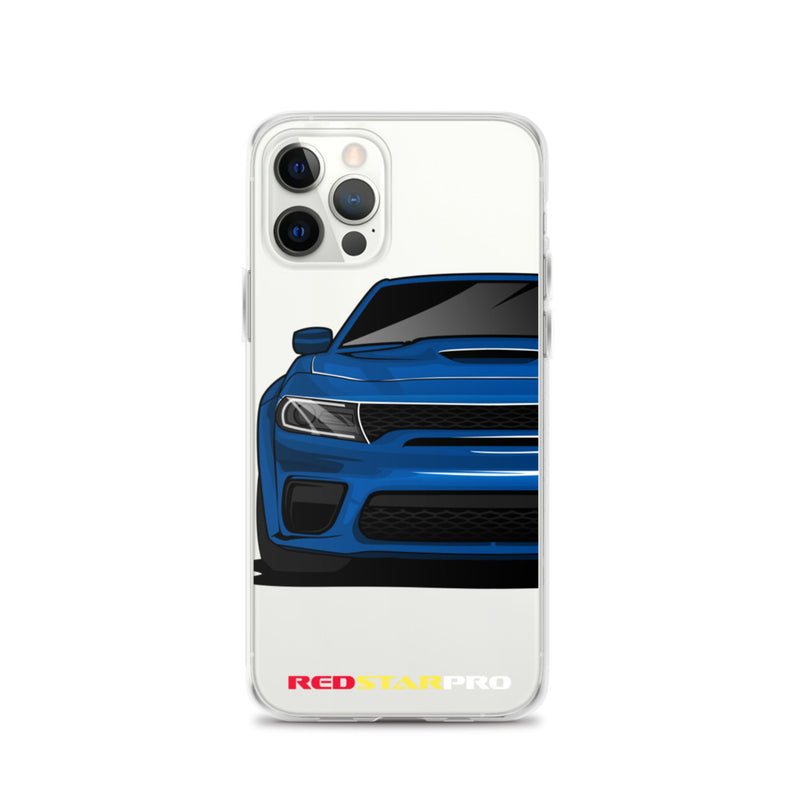Blue Sports Car - iPhone Case