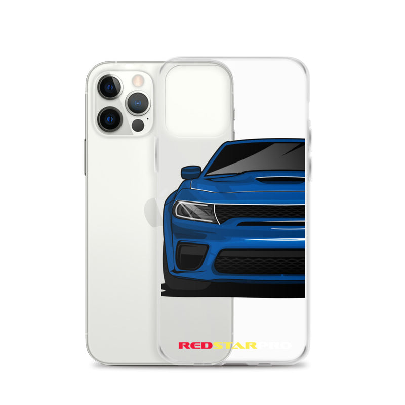Blue Sports Car - iPhone Case