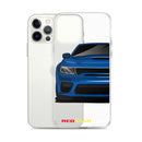 Blue Sports Car - iPhone Case