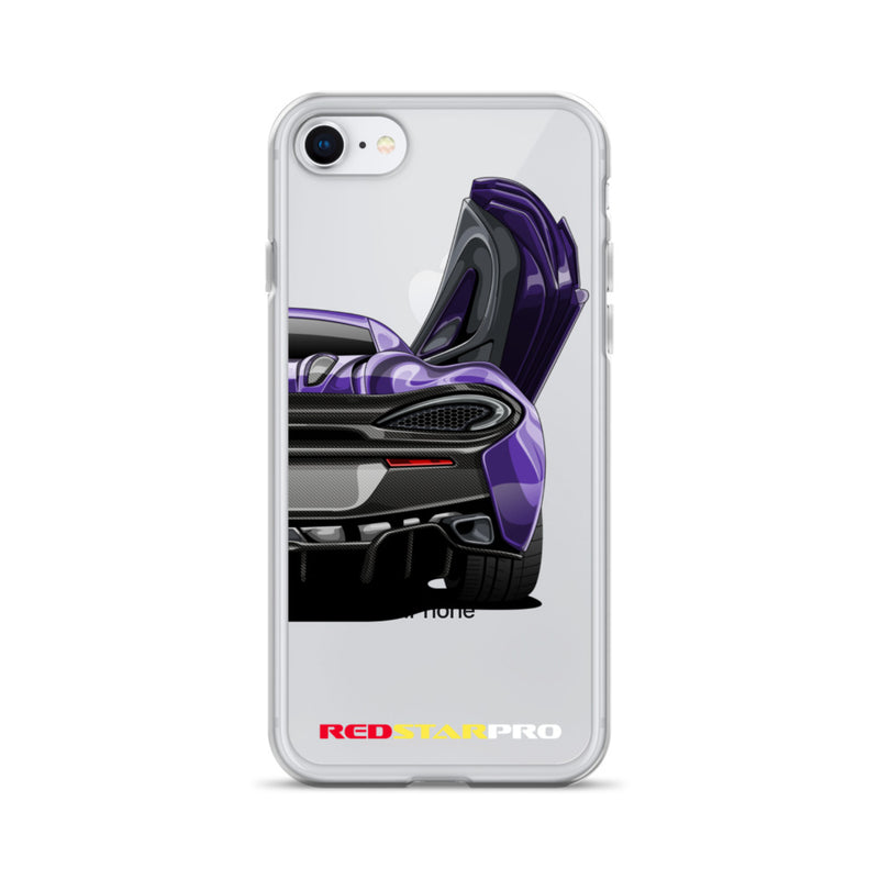 Purple Exotic Car - iPhone Case