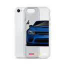 Blue Sports Car - iPhone Case