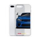 Blue Sports Car - iPhone Case