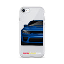 Blue Sports Car - iPhone Case