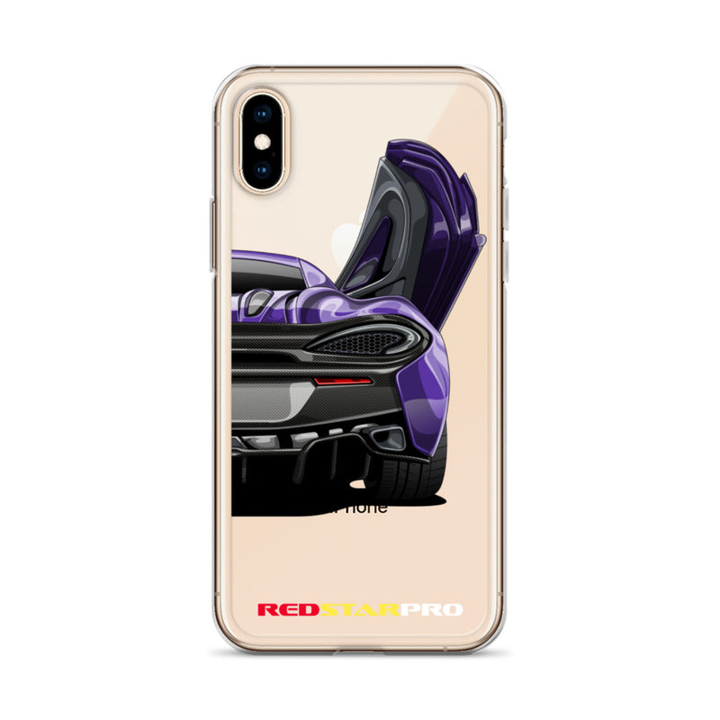 Purple Exotic Car - iPhone Case