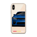 Blue Sports Car - iPhone Case