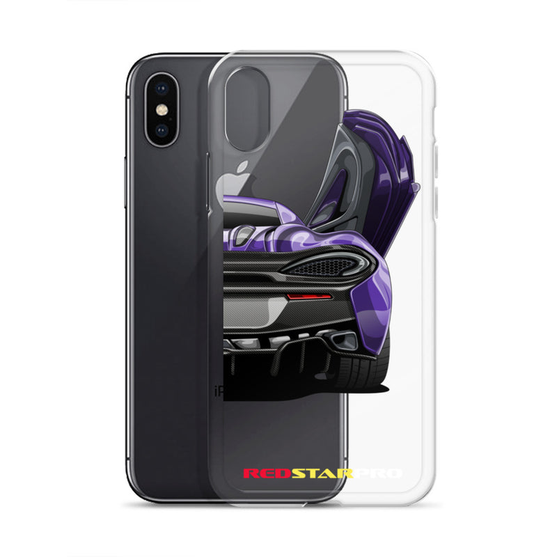 Purple Exotic Car - iPhone Case