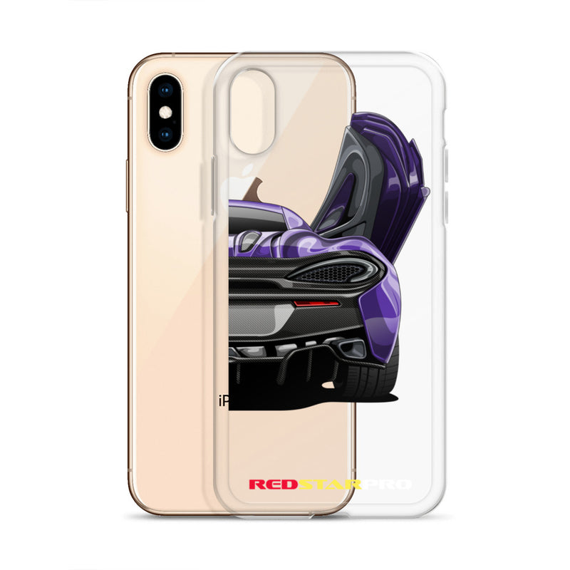 Purple Exotic Car - iPhone Case