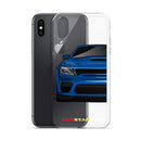 Blue Sports Car - iPhone Case