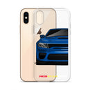 Blue Sports Car - iPhone Case