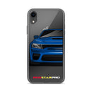 Blue Sports Car - iPhone Case
