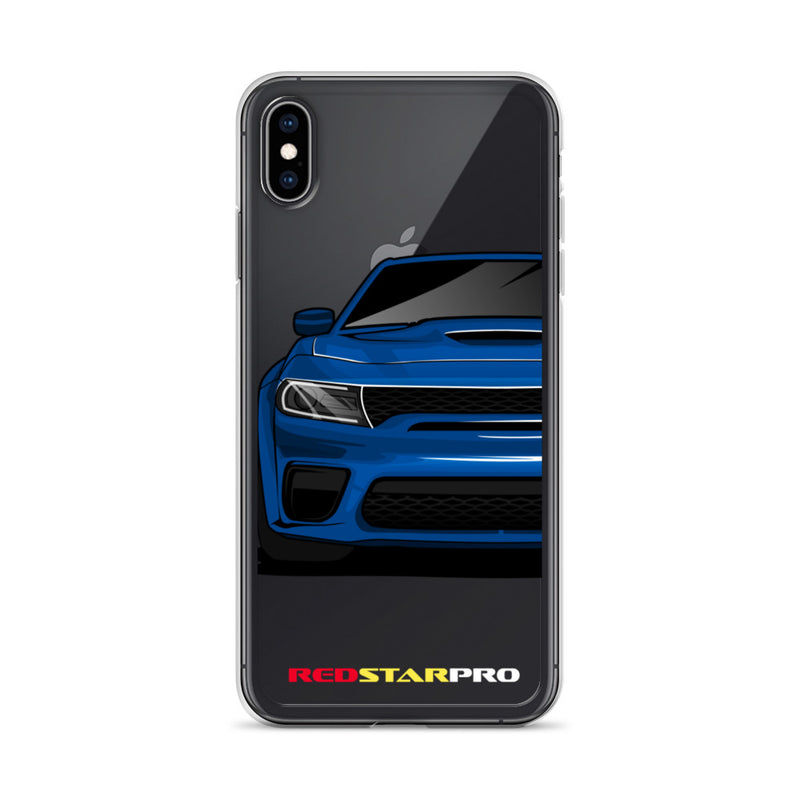 Blue Sports Car - iPhone Case
