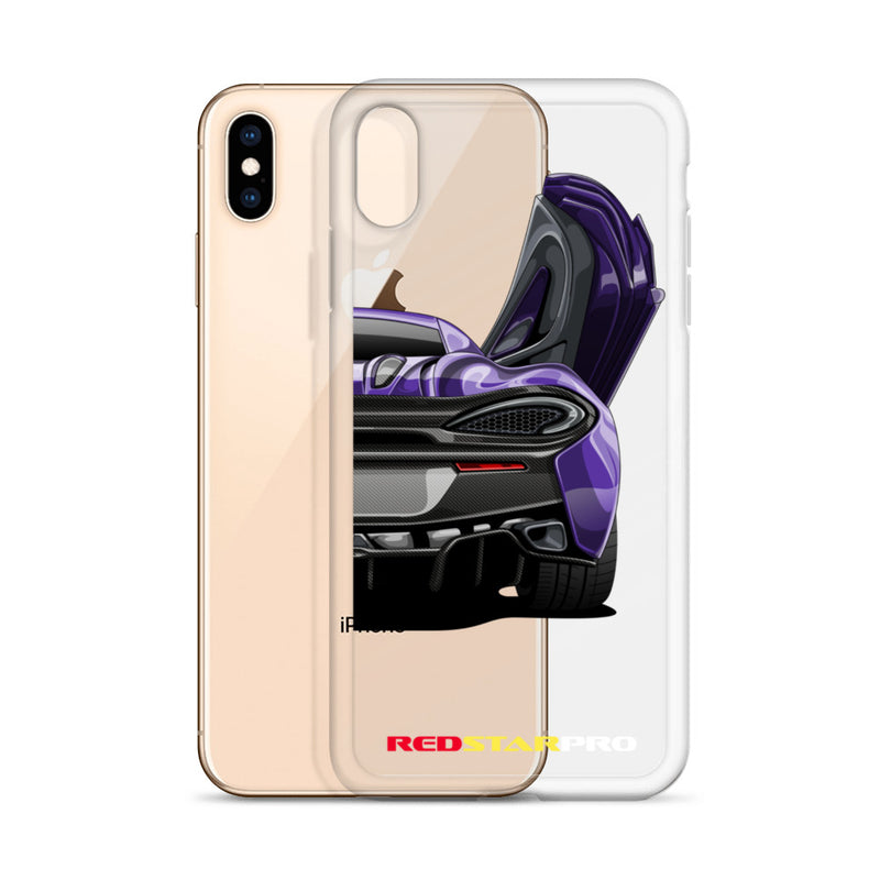 Purple Exotic Car - iPhone Case