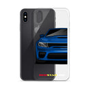 Blue Sports Car - iPhone Case