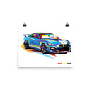 Pop Art Muscle Car - Poster