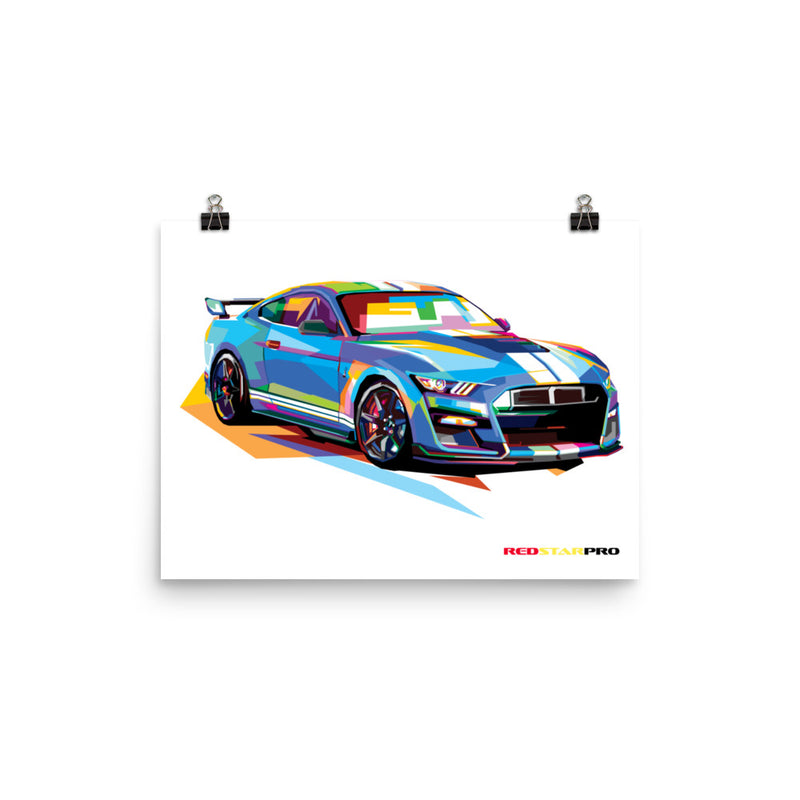 Pop Art Muscle Car - Poster