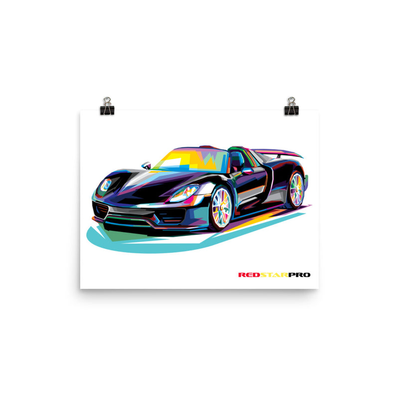 Pop Art Super Car - Poster
