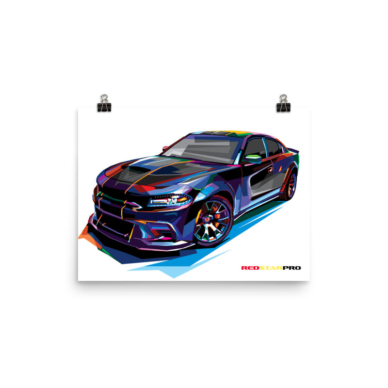 Pop Art Muscle Car - Poster