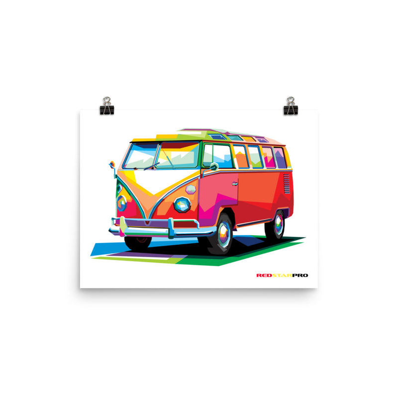 Pop Art Van - Poster