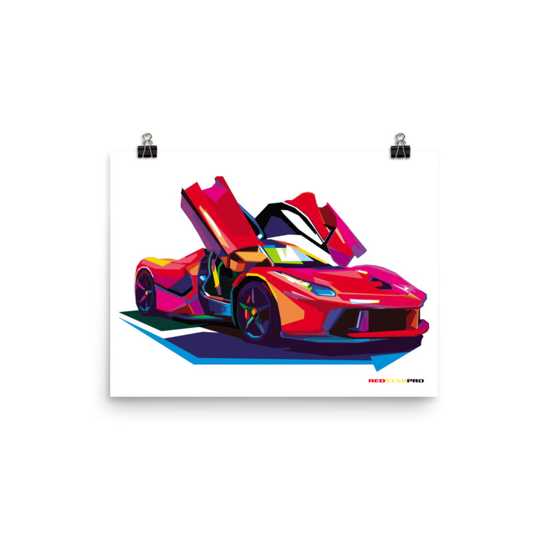 Pop Art Super Car - Poster