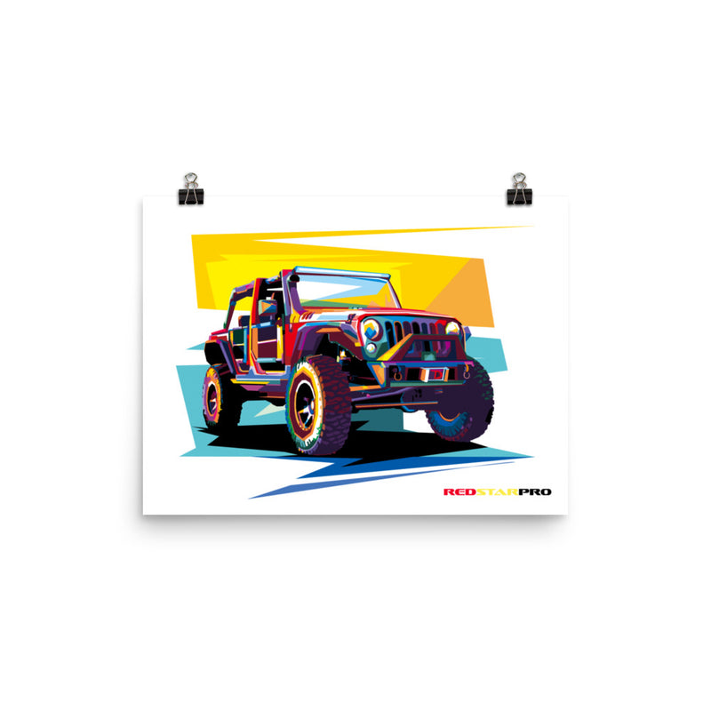4x4 Multi-Color - Poster