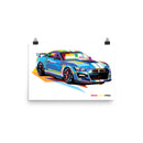 Pop Art Muscle Car - Poster