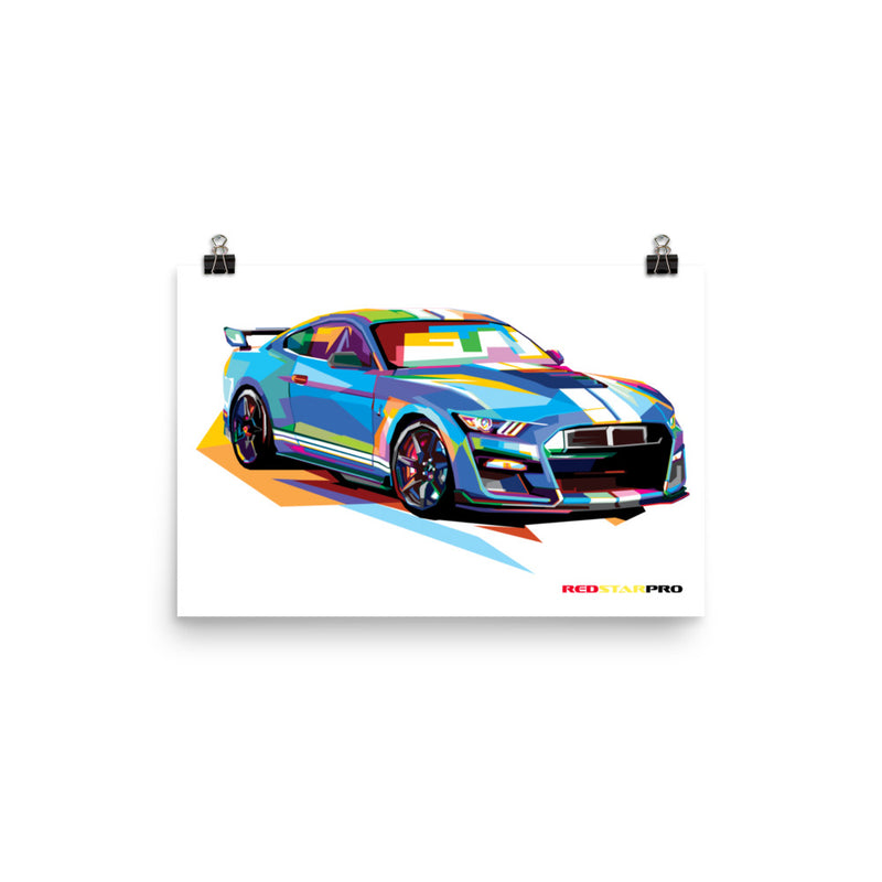 Pop Art Muscle Car - Poster