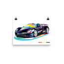 Pop Art Super Car - Poster