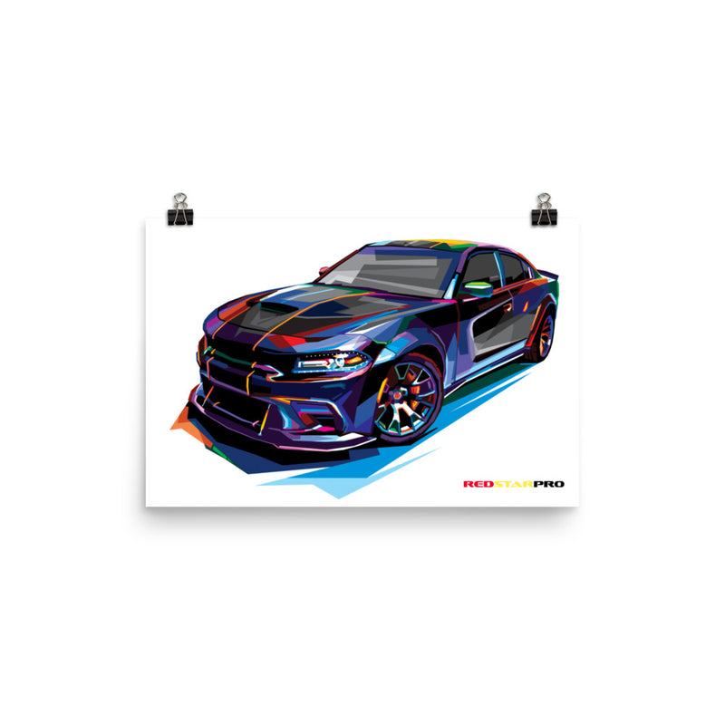 Pop Art Muscle Car - Poster