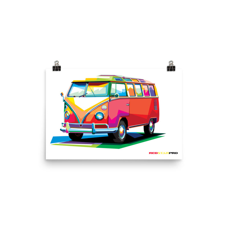 Pop Art Van - Poster