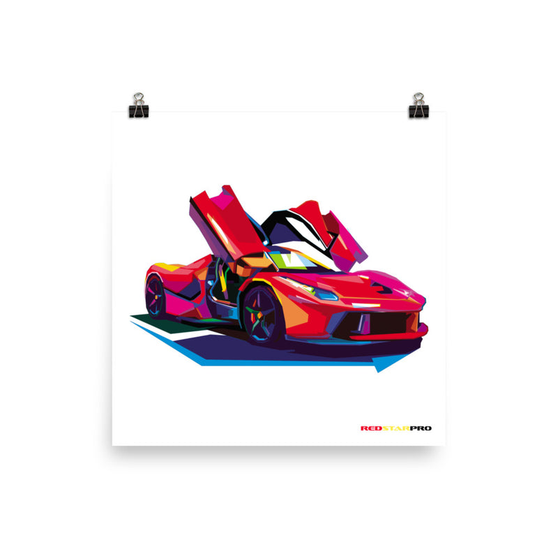 Pop Art Super Car - Poster