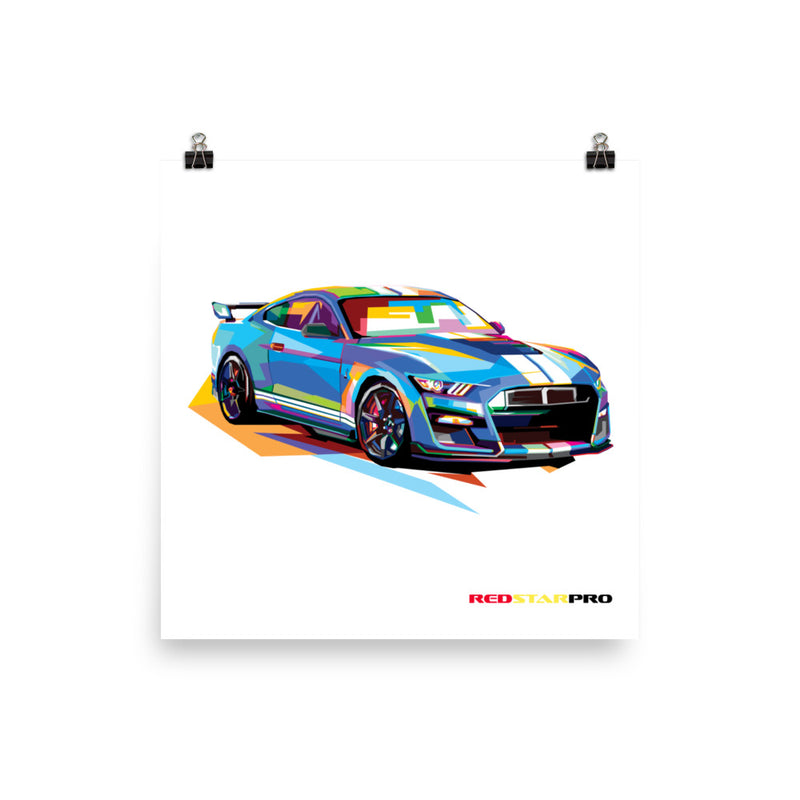 Pop Art Muscle Car - Poster