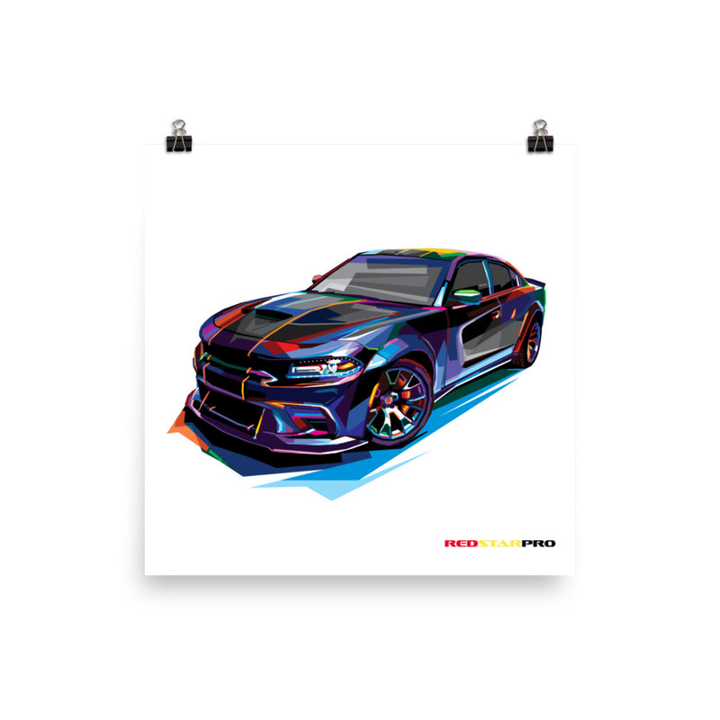 Pop Art Muscle Car - Poster