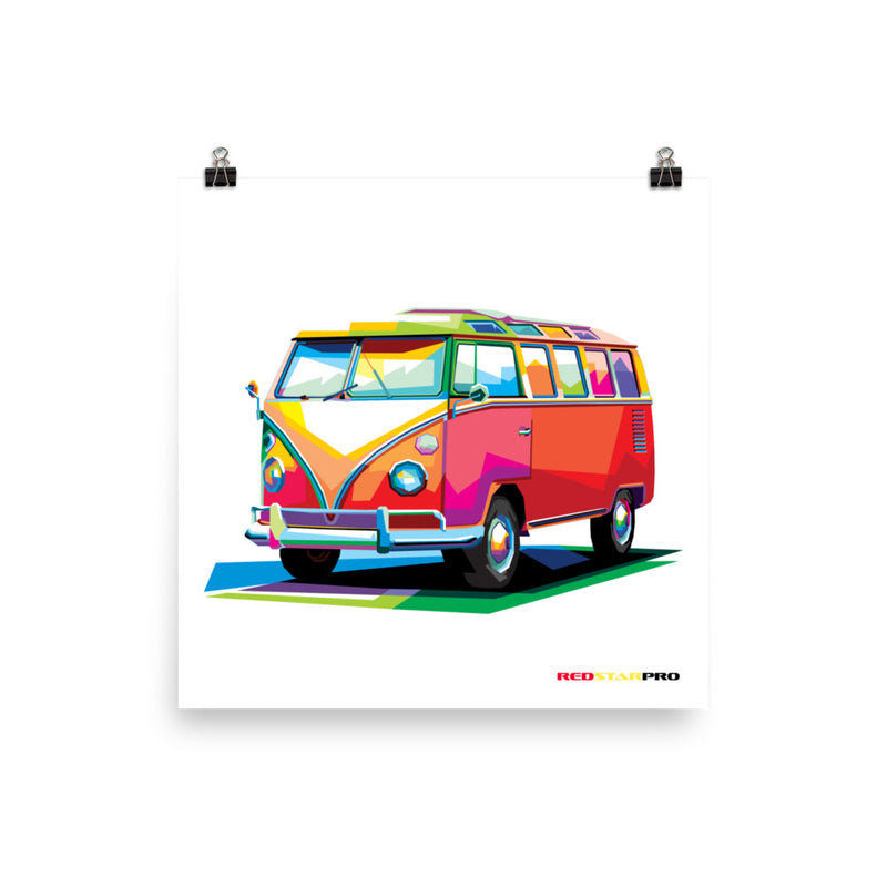 Pop Art Van - Poster