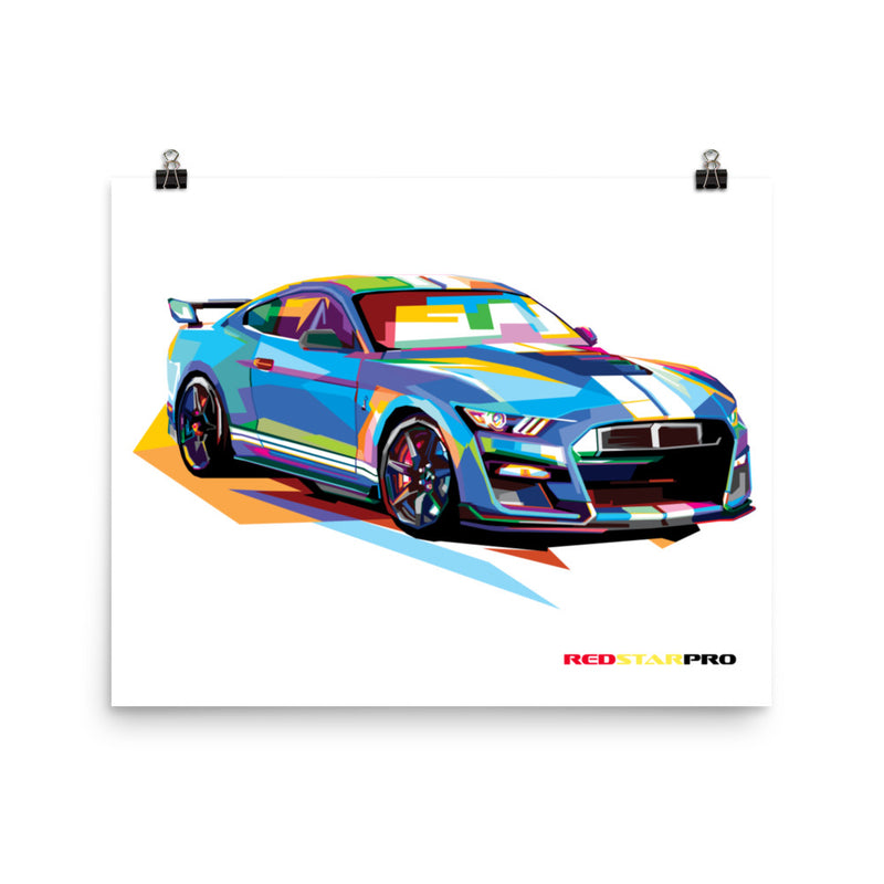 Pop Art Muscle Car - Poster