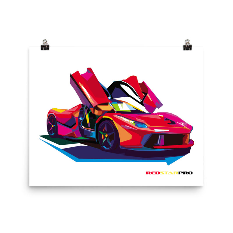 Pop Art Super Car - Poster