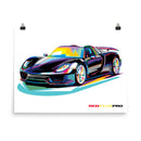 Pop Art Super Car - Poster