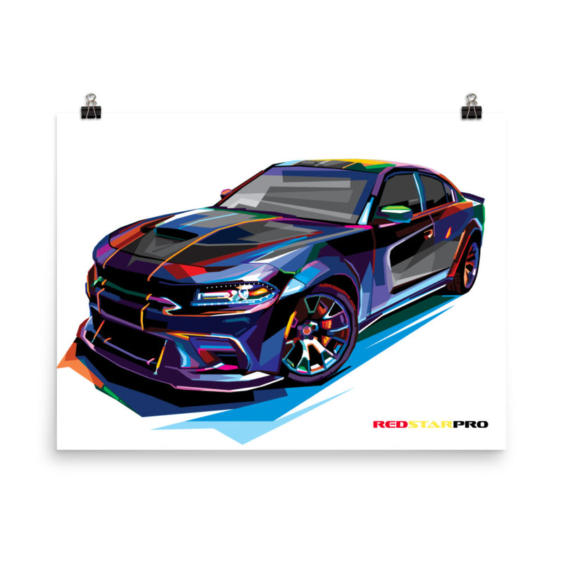 Pop Art Muscle Car - Poster