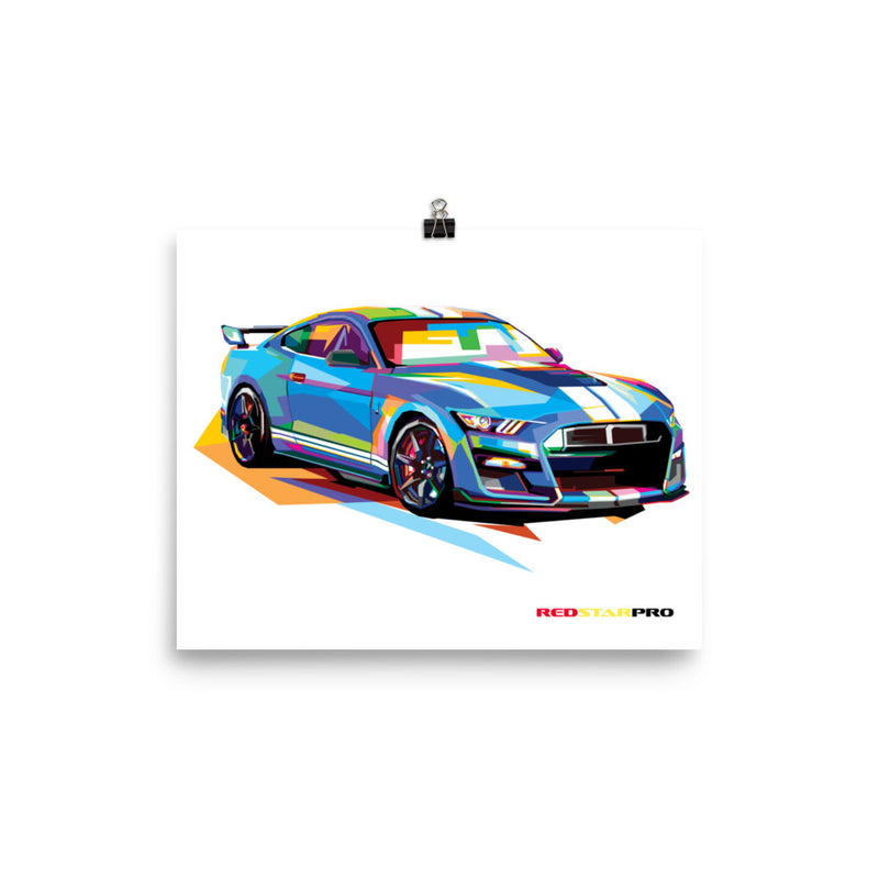 Pop Art Muscle Car - Poster