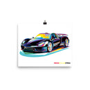 Pop Art Super Car - Poster